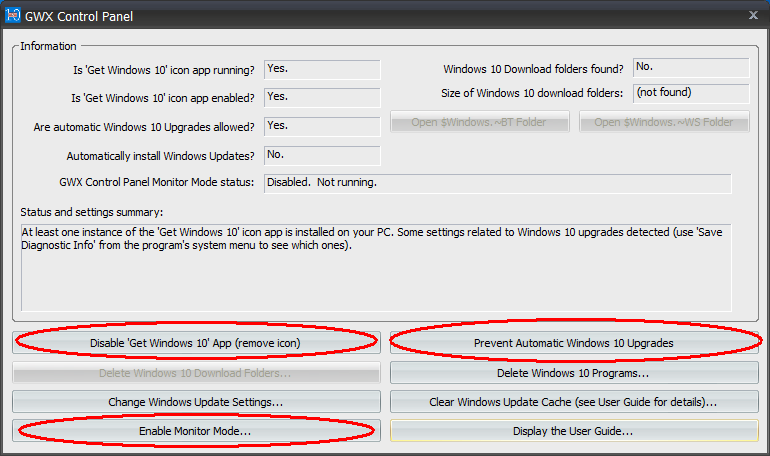 初期起動状態の例