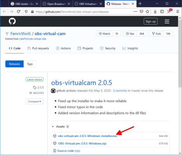 Virtualcamのダウンロード元